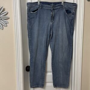 Liz Claiborne  blue city fit skinny boyfriend jeans size 22w